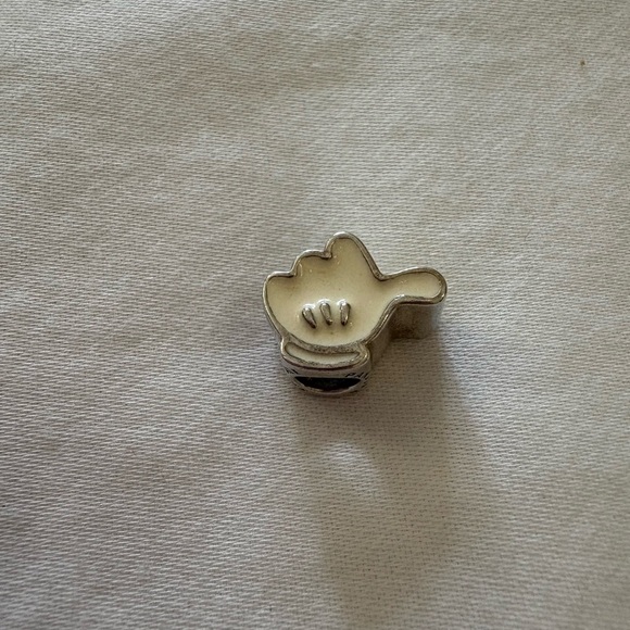 Authentic Pandora Charm Disney Mickey Iconic Glove Thumb Up Bead 925 ALE Sterlin - Picture 2 of 8